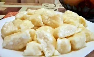 Ленивые вареники с манкой и мукой