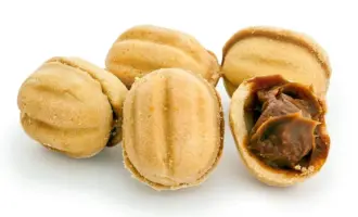 Печенье орешки со сгущенкой