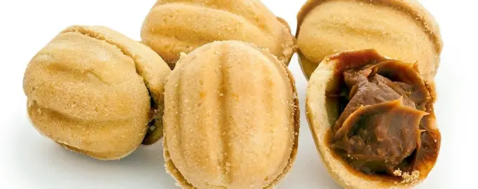 Печенье орешки со сгущенкой