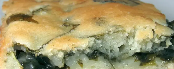 Заливной пирог с щавелем сладкий