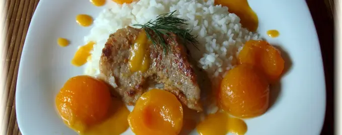 Мясо с абрикосами рецепт