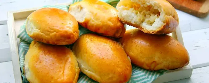 Пирожки печеные с капустой