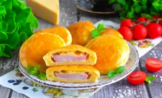 Пирог с ветчиной и сыром