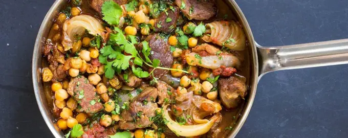 Рагу с нутом и овощами
