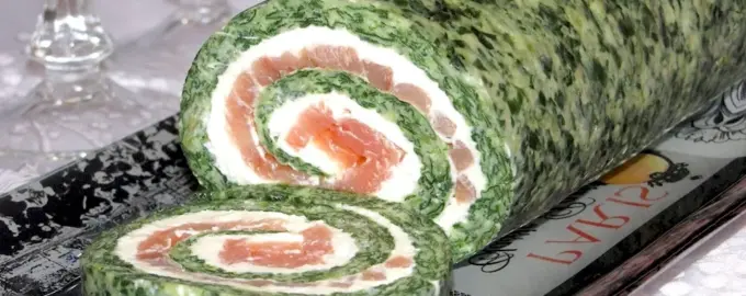 Закусочный Шпинатный рулет