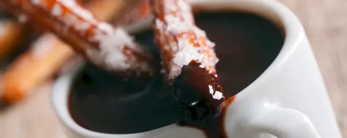 Churros с горячим шоколадом