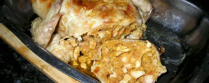 Фаршированная куриная шейка по-еврейски