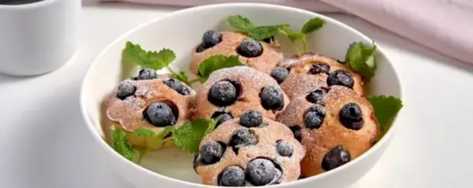 Клафути с голубикой