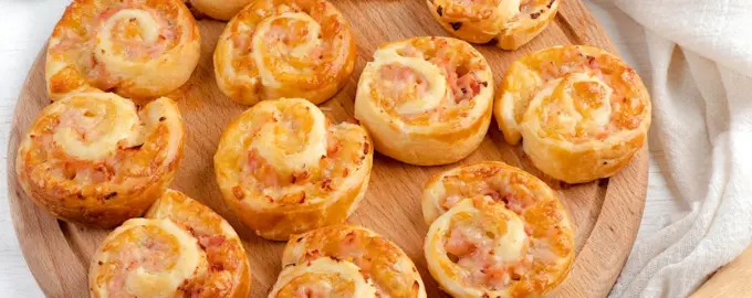 Улитки с ветчиной и сыром