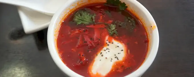 Борщ с уткой
