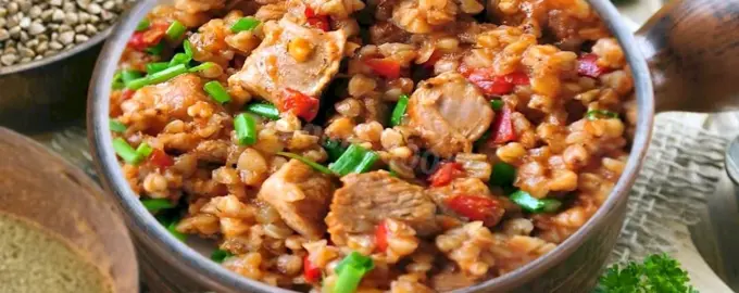 Гречка по-купечески с овощами