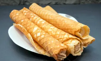 Трубочки со сгущенкой