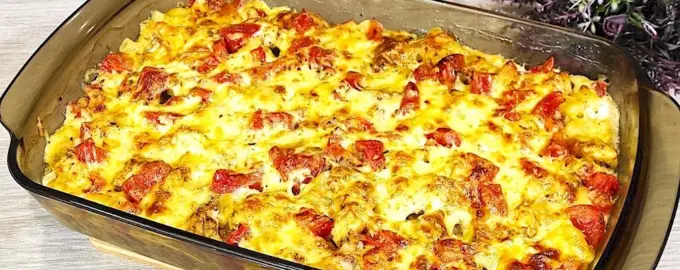 Как сделать запеканку из макарон и фарша в духовке