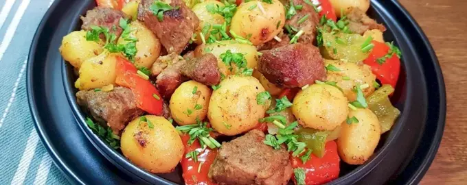 Картошка с мясом