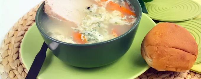 Суп из индейки с лапшой