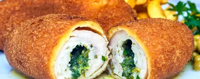 Котлета по киевски с маслом