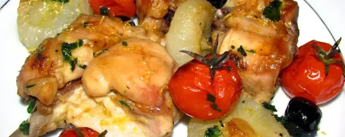 Кролик с овощами