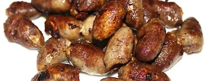 Куриные сердечки