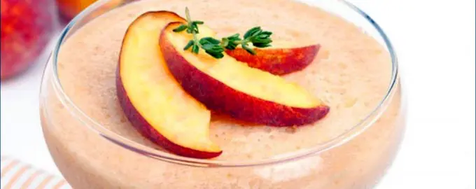Мусс яблочный на манной крупе