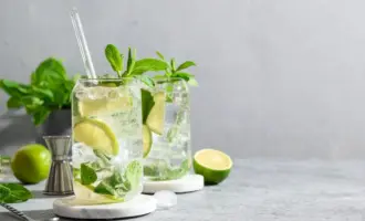 Lime and Mint Lemonade