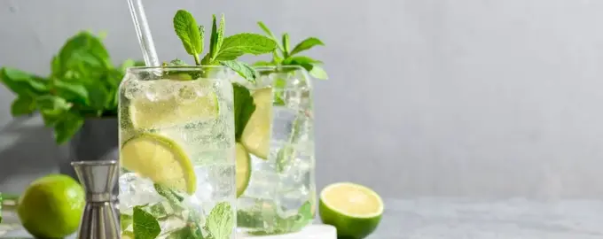 Lime and Mint Lemonade