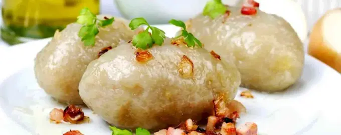Литовские картофельные цеппелины
