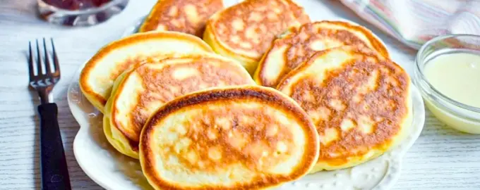 Оладушки на молоке