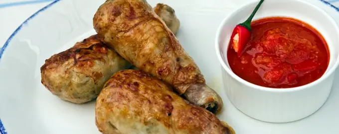 Окорочка фаршированные дюкселем