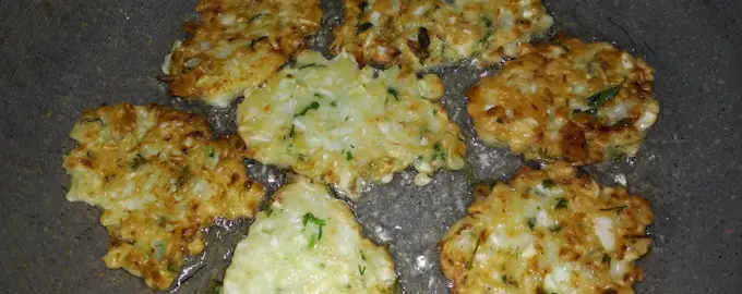 Оладьи из капусты белокочанной