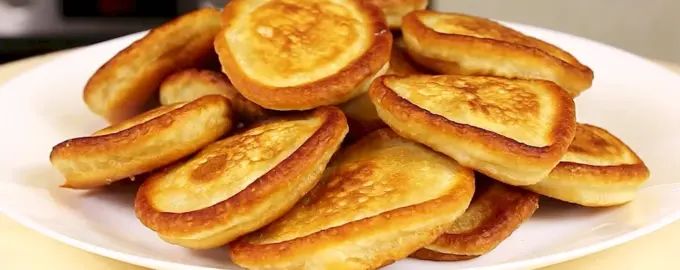 Постные оладьи без дрожжей
