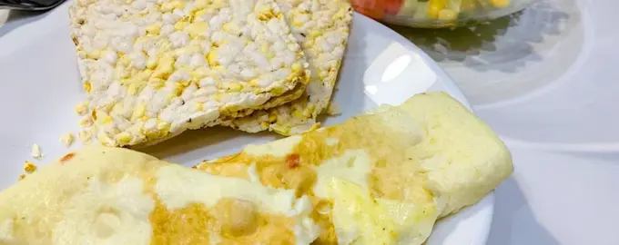 Омлет с хлебцами