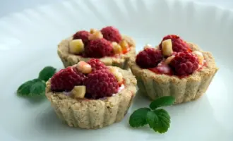 Овсяные корзиночки с творогом
