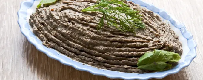 Паштет из печени с грибами