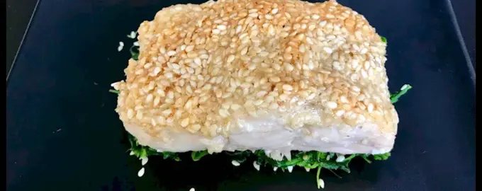 Рецепт лосось кунжут
