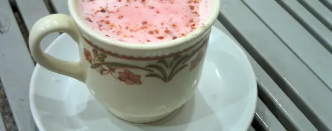 Розовый чай