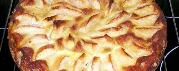 Шарлотка с яблоками