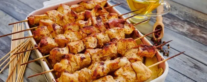 Шашлык из морепродуктов