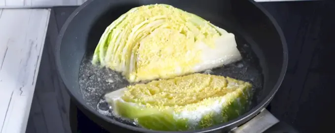 Шницель из капусты