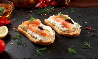 Smoked Salmon Canapes