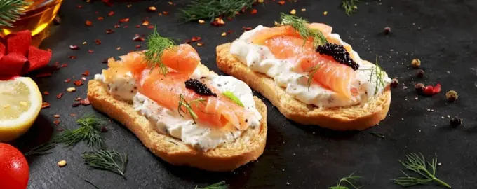 Smoked Salmon Canapes