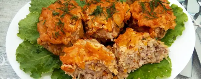 Капустные котлеты с фаршем