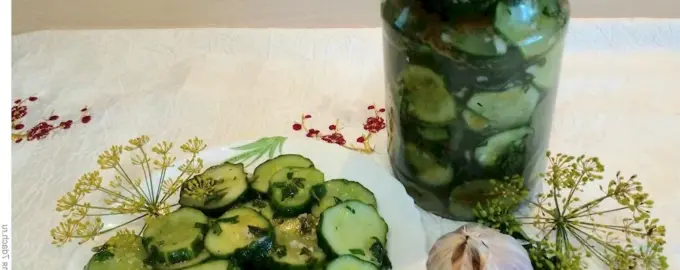 Сочные огурцы ароматные хрустящие