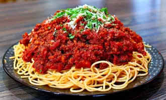 Spaghetti bolognese