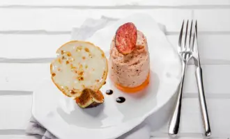 Суфле ресторанная подача
