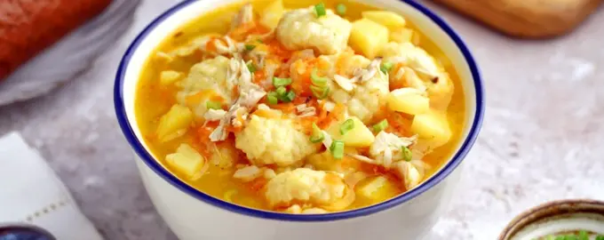 Суп с клецками