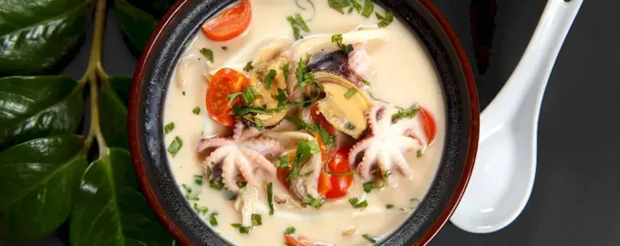 Суп с морепродуктами