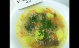 Суп с полбой