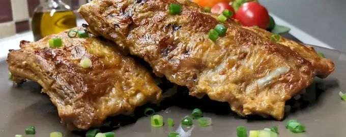 Свинина с горчицей французской в духовке