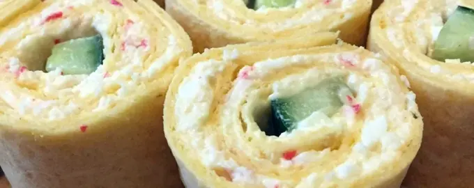 Тортилья с крабовыми палочками
