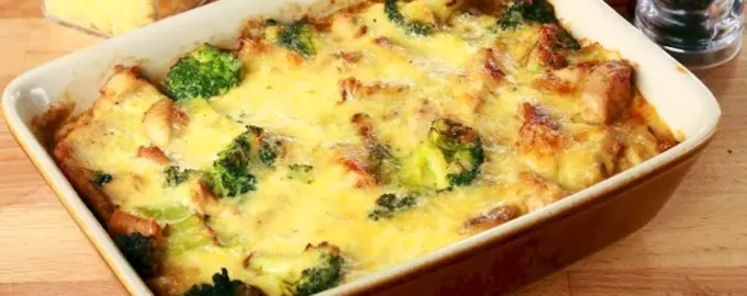 Запеканка из брокколи в духовке с сыром
